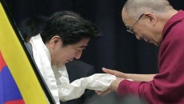 ダライ・ラマ法王、安倍首相の辞任に惜別の意を表明