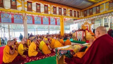 白勝楽の長寿灌頂